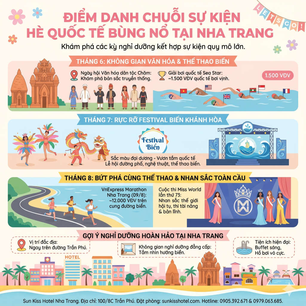 Sự kiện hè quốc tế tại Nha Trang 2026